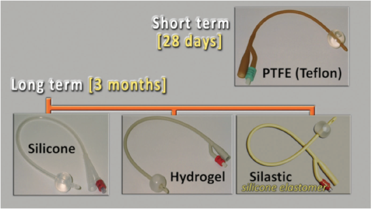 Figure 2. There are four main types of catheters.